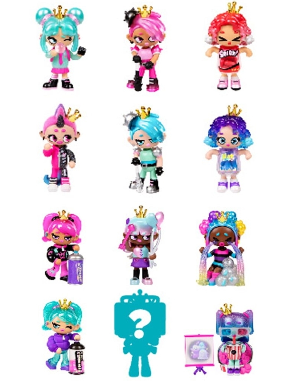 XOX Kweenie Mystery Single Pack - Series Figurine Fearless Kweens 13 To Collect - Picture 8 of 8